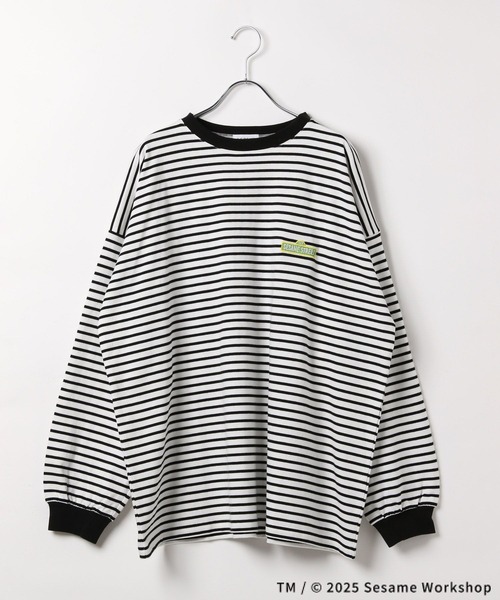 セール】【SESAME STREET／セサミストリート】ボーダーロンT 327104（T