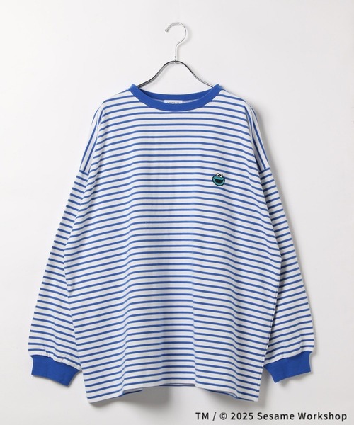セール】【SESAME STREET／セサミストリート】ボーダーロンT 327104（T