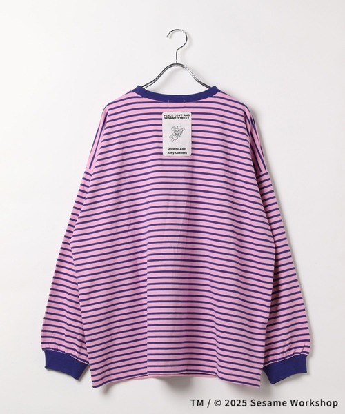 セール】【SESAME STREET／セサミストリート】ボーダーロンT 327104（T