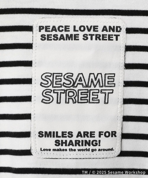 LEPSIM（レプシィム）の「【SESAME STREET／セサミストリート】ボーダーロンT　327104（Tシャツ/カットソー・レディース・グレー/ブルー/グリーン/レッド/ピンク・FREE）」の22枚目の写真