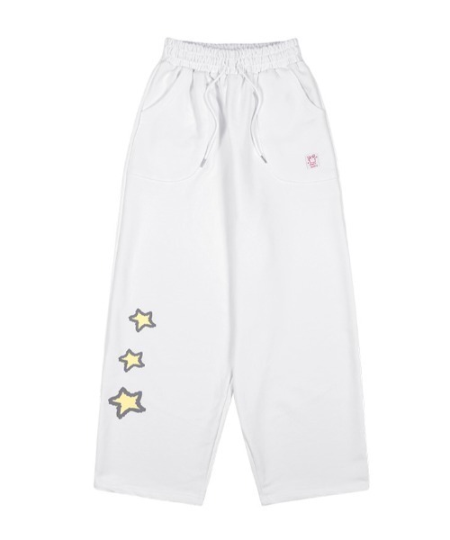 FANCY CLUB（ファンシークラブ）の「【FANCY X DUSTY】DEVIL & ANGEL PRINTED SWEATPANTS / 【ファンシー X ダスティ】デビル＆エンジェルプリントスウェットパンツ（スウェットパンツ・レディース・スカイブルー/ホワイト・ONE SIZE）」の8枚目の写真
