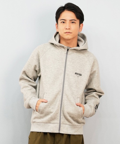 NEW ERA（ニューエラ）の「NEW ERA/ニューエラ ジップアップパーカー 軽量 保温 14674793/14674794（パーカー・メンズ・ブラック/グレー・2XL/XL/L/M）」の12枚目の写真
