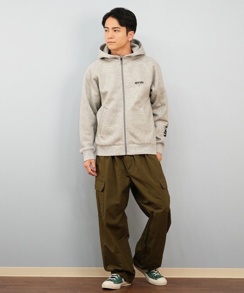 NEW ERA（ニューエラ）の「NEW ERA/ニューエラ ジップアップパーカー 軽量 保温 14674793/14674794（パーカー・メンズ・ブラック/グレー・2XL/XL/L/M）」の15枚目の写真