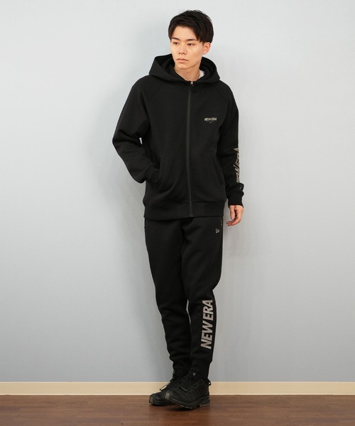 NEW ERA（ニューエラ）の「NEW ERA/ニューエラ ジップアップパーカー 軽量 保温 14674793/14674794（パーカー・メンズ・ブラック/グレー・2XL/XL/L/M）」の8枚目の写真