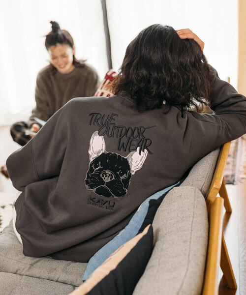 セール】限定展開 KAVU×FREAK'S STORE/カブ― 別注 ドッグフェイス 刺繍