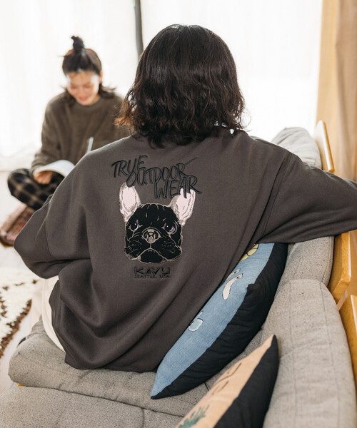セール】限定展開 KAVU×FREAK'S STORE/カブ― 別注 ドッグフェイス 刺繍
