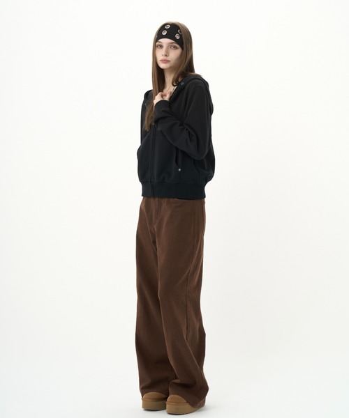 BENUA(ベヌア)の「Wide denim/ワイドデニムパンツ(デニムパンツ・レディース・ブラウン/インディゴブルー・MEDIUM/LARGE)」の21枚目の写真