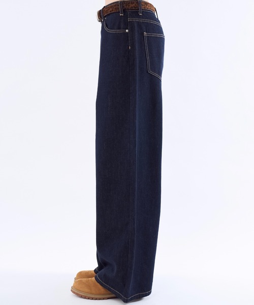 BENUA(ベヌア)の「ワイドデニム - Wide denim -(デニムパンツ・レディース・ブラウン/インディゴブルー/ブラック・MEDIUM/LARGE/SMALL)」の20枚目の写真