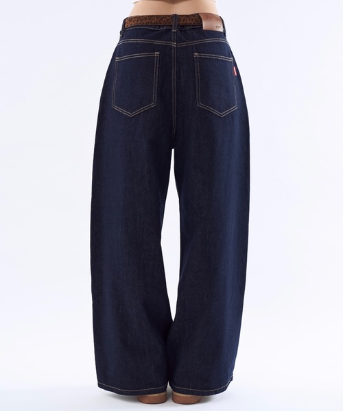 BENUA(ベヌア)の「ワイドデニム - Wide denim -(デニムパンツ・レディース・ブラウン/インディゴブルー/ブラック・MEDIUM/LARGE/SMALL)」の21枚目の写真