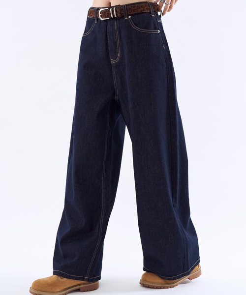 BENUA（ベヌア）の「ワイドデニム - Wide denim -（デニムパンツ