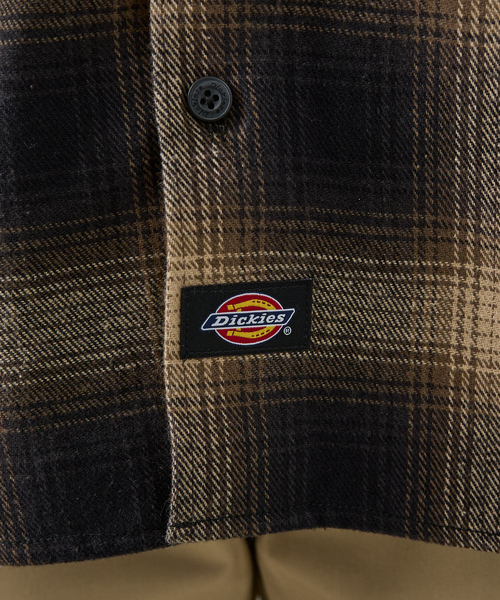 Dickies(ディッキーズ)の「【Dickies / ディッキーズ】オーバーサイズ ネルオンブレチェック ワークシャツ(シャツ/ブラウス・メンズ・ブラウン/ブラック/チャコールグレー・M/L/XL)」の7枚目の写真