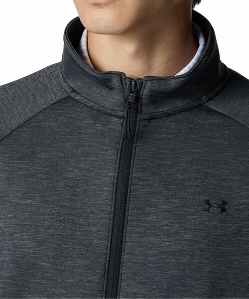 UNDER ARMOUR（アンダーアーマー）の「UAドライブ ミッドレイヤー フルジップ ジャケット（ゴルフ/メンズ）（その他アウター・メンズ・ブラック・S/L/M/XL/2XL）」の4枚目の写真