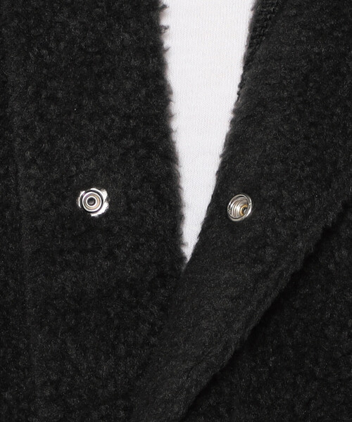 DANTON（ダントン）の「MEN'S DOUBLE FACE BOA STAND COLLAR VEST（ベスト・メンズ・ブルー/ブラック/ベージュ/チャコール/マスタード・XL/L/M）」の18枚目の写真