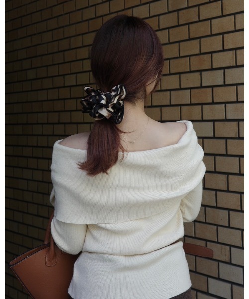 jumelle（ジュメロ）の「レオパードシュシュ（シュシュ・レディース・ブラウン・FREE）」の2枚目の写真