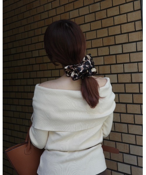 jumelle（ジュメロ）の「レオパードシュシュ（シュシュ・レディース・ブラウン・FREE）」の3枚目の写真