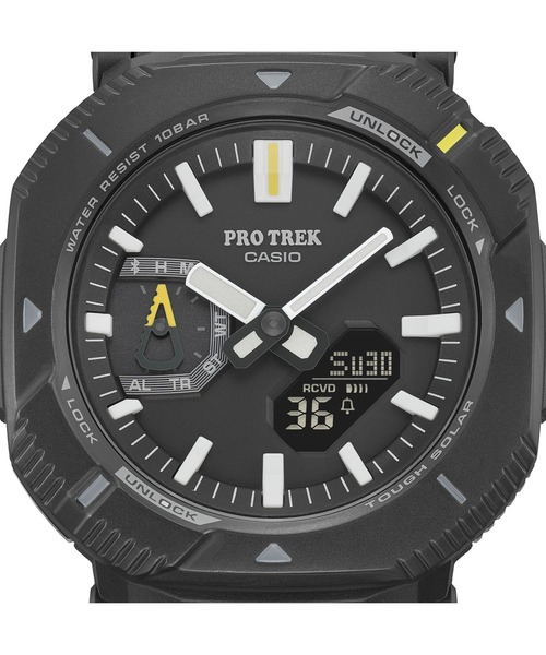 PRO TREK（プロトレック）の「Hiker Line / ソーラー/ PRJ-B001B-1JF（アナログ腕時計・メンズ・ブラック・FREE）」の5枚目の写真