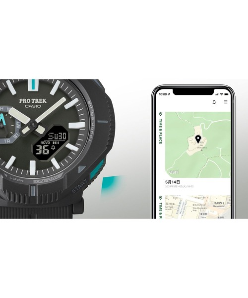 PRO TREK（プロトレック）の「Hiker Line / ソーラー/ PRJ-B001B-1JF（アナログ腕時計・メンズ・ブラック・FREE）」の22枚目の写真