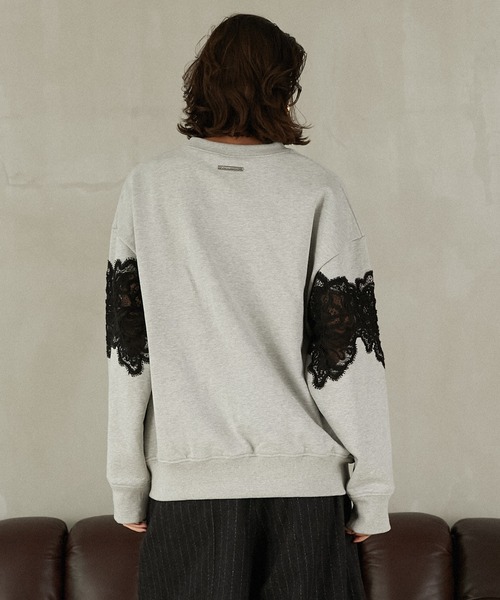 プランクプロジェクト　レーススウェット Pre-Order】レーススウェット / Lace Sweatshirt（スウェット