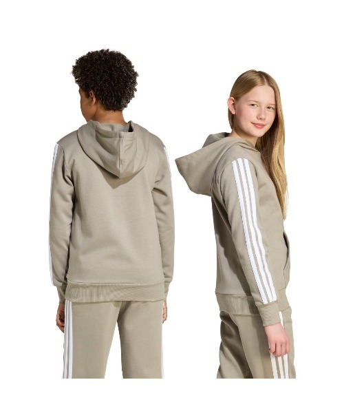 adidas（アディダス）の「アディダス adidas エッセンシャルズ パーカー（パーカー・キッズ・ブラック/グレー・130cm/140cm/150cm/160cm）」の8枚目の写真