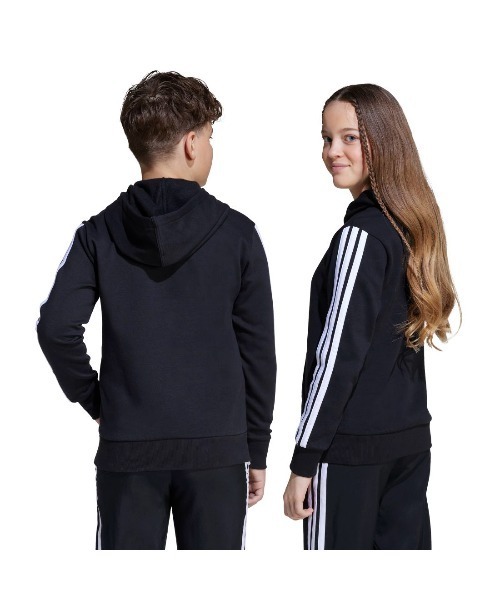 adidas（アディダス）の「アディダス adidas エッセンシャルズ パーカー（パーカー・キッズ・ブラック/グレー・130cm/140cm/150cm/160cm）」の14枚目の写真