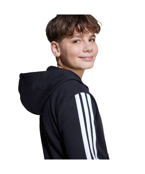 adidas（アディダス）の「アディダス adidas エッセンシャルズ パーカー（パーカー・キッズ・ブラック/グレー・130cm/140cm/150cm/160cm）」の12枚目の写真