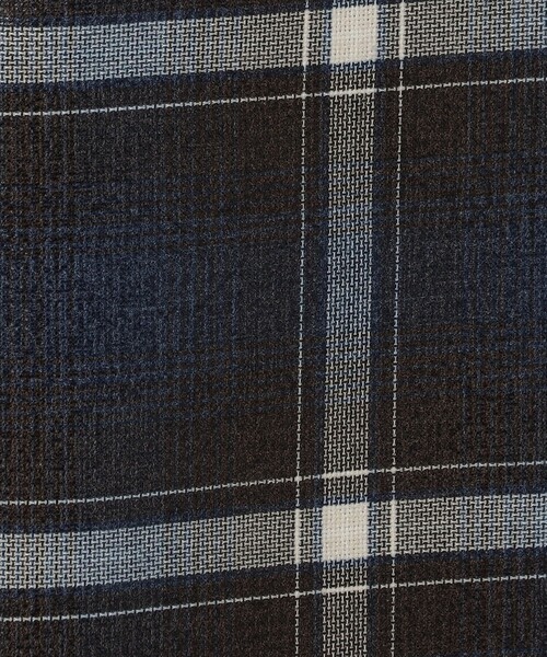 EDITION（エディション）の「箔コーティングチェック  ロングワンピース（ワンピース・レディース・ダークブラウン・36/34）」の11枚目の写真