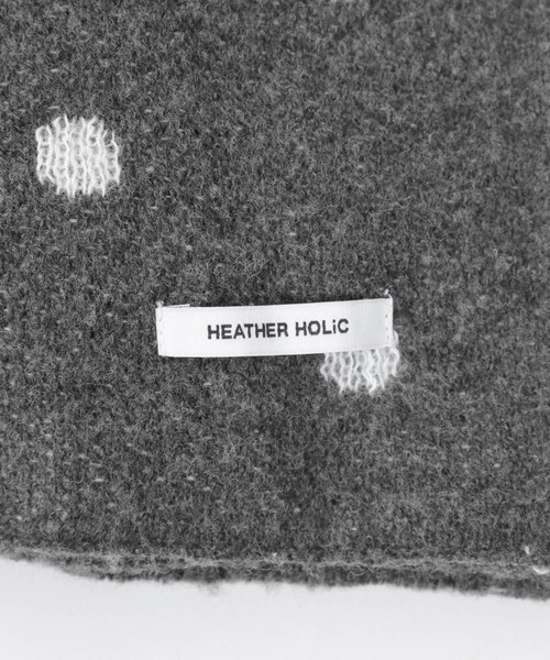 Heather（ヘザー）の「HOLiC アソート太マフラー　600864（マフラー・レディース・ブラック系その他/グレー系その他・ONE SIZE）」の7枚目の写真