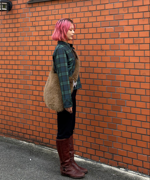 Oriens JOURNAL STANDARD（オリエンス ジャーナルスタンダード）の「チェックスウェットジャケット（その他アウター・レディース・グリーン・FREE）」の3枚目の写真