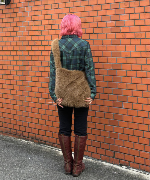 Oriens JOURNAL STANDARD（オリエンス ジャーナルスタンダード）の「チェックスウェットジャケット（その他アウター・レディース・グリーン・FREE）」の4枚目の写真