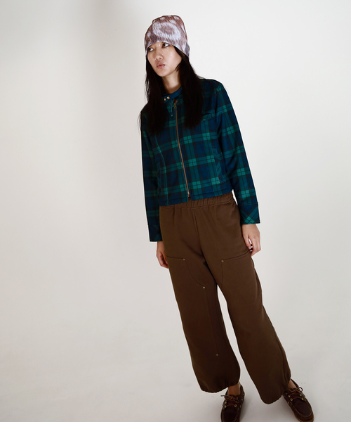 Oriens JOURNAL STANDARD（オリエンス ジャーナルスタンダード）の「チェックスウェットジャケット（その他アウター・レディース・グリーン・FREE）」の10枚目の写真