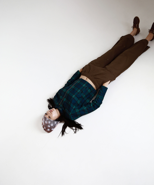 Oriens JOURNAL STANDARD（オリエンス ジャーナルスタンダード）の「チェックスウェットジャケット（その他アウター・レディース・グリーン・FREE）」の11枚目の写真