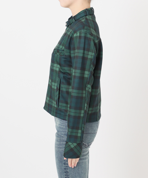 Oriens JOURNAL STANDARD（オリエンス ジャーナルスタンダード）の「チェックスウェットジャケット（その他アウター・レディース・グリーン・FREE）」の15枚目の写真