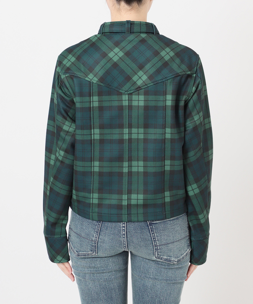 Oriens JOURNAL STANDARD（オリエンス ジャーナルスタンダード）の「チェックスウェットジャケット（その他アウター・レディース・グリーン・FREE）」の16枚目の写真