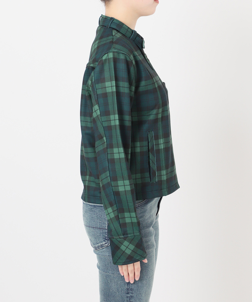 Oriens JOURNAL STANDARD（オリエンス ジャーナルスタンダード）の「チェックスウェットジャケット（その他アウター・レディース・グリーン・FREE）」の17枚目の写真