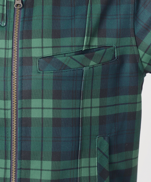 Oriens JOURNAL STANDARD（オリエンス ジャーナルスタンダード）の「チェックスウェットジャケット（その他アウター・レディース・グリーン・FREE）」の21枚目の写真