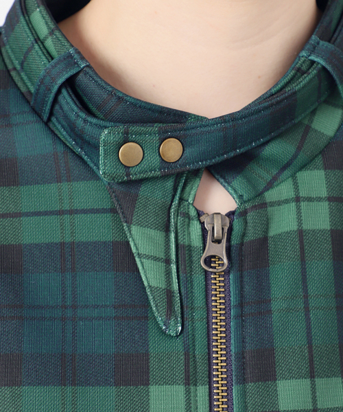 Oriens JOURNAL STANDARD（オリエンス ジャーナルスタンダード）の「チェックスウェットジャケット（その他アウター・レディース・グリーン・FREE）」の22枚目の写真