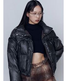 ジャケット・アウター rinmuguet frill ribbon down jacket rin様専用muguet frill ribbon down jacket