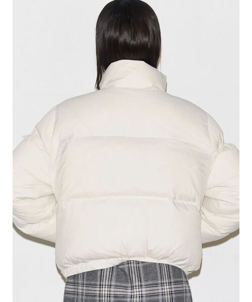 EMODA(エモダ)の「リボンパッファーダウンブルゾン(ダウンジャケット/コート・レディース・ブラウン/アイボリー/ブラック/その他・FREE)」の12枚目の写真