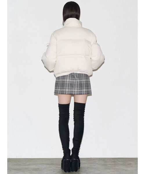 EMODA(エモダ)の「リボンパッファーダウンブルゾン(ダウンジャケット/コート・レディース・ブラウン/アイボリー/ブラック/その他・FREE)」の15枚目の写真