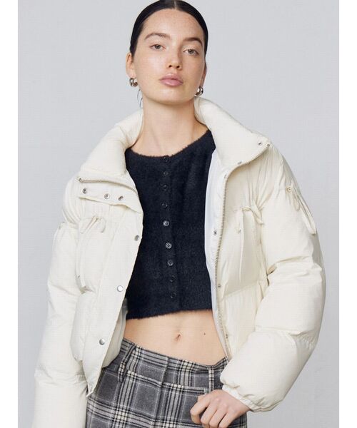 EMODA（エモダ）の「リボンパッファーダウンブルゾン（ダウン