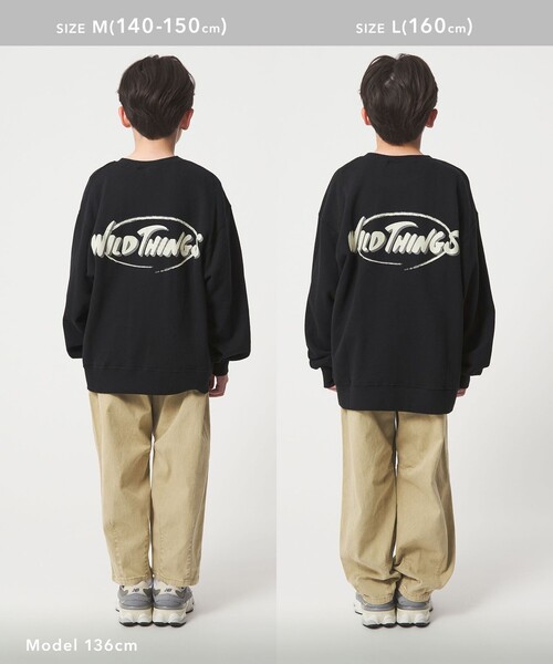 別注】＜WILD THINGS＞ロゴスウェット /トレーナー / キッズ 140cm