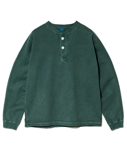 Good On（グッドオン）の「Good On/グッドオン　LS HEAVY HENLEY TEE（Tシャツ/カットソー・メンズ・ナチュラル/ブラック/ダークグリーン・MEDIUM/LARGE/X-LARGE）」の15枚目の写真