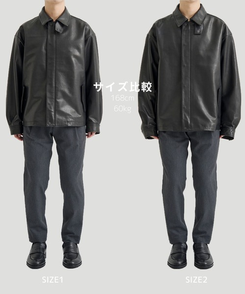 ユナイテッドトーキョー　レザージャケット WATER BUFFALO フライトレザーブルゾン 水牛革/耐水性/2WAY仕様/本革