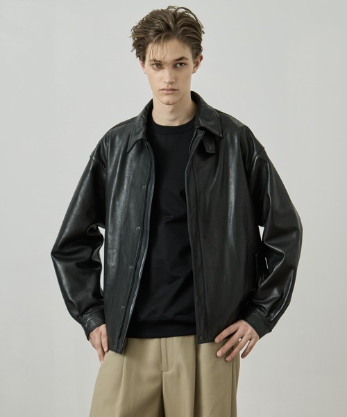 革ライダーブルゾン 楽天市場】レザージャケット メンズ PU ライダース ジャケット