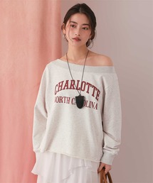 titivate | オフショルダースウェットプルオーバー(スウェット)