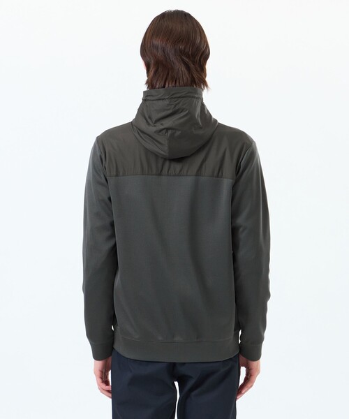 MACKINTOSH PHILOSOPHY（ﾏｯｷﾝﾄｯｼｭ ﾌｨﾛｿﾌｨｰ）の「ブリテック コンビパーカー 針抜きジャージー（ブルゾン・メンズ・ダークネイビー/チャコールグレー・38/40）」の9枚目の写真