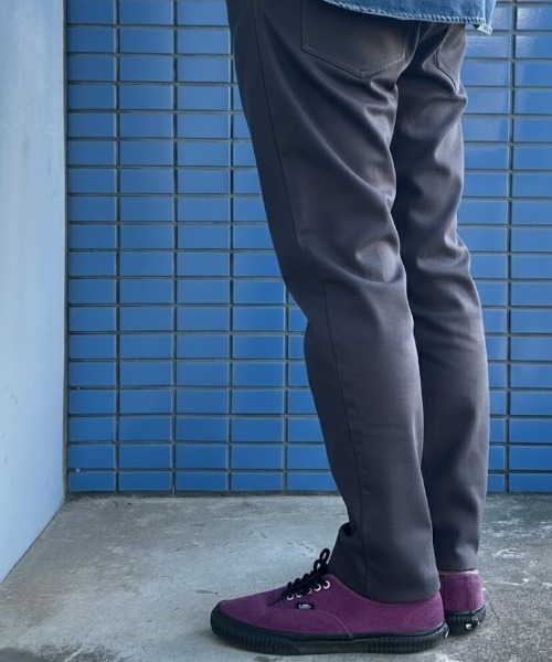 NAVY(ネイビー)の「【NAVY / ネイビー】ボンディングスラッシュポケットパンツ ストレッチ 保温(その他パンツ・メンズ・ベージュ/ブラック/カーキ/チャコールグレー・S/M/L/XL)」の3枚目の写真