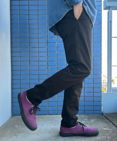 NAVY(ネイビー)の「【NAVY / ネイビー】ボンディングスラッシュポケットパンツ ストレッチ 保温(その他パンツ・メンズ・ベージュ/ブラック/カーキ/チャコールグレー・S/M/L/XL)」の2枚目の写真