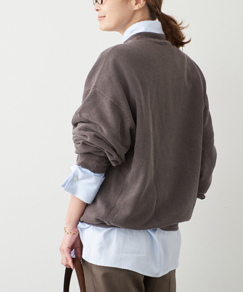 Deuxieme Classe(ドゥーズィエムクラス)の「thrilling スウェット No2(スウェット・レディース・ブラウン/ネイビー・FREE)」の7枚目の写真