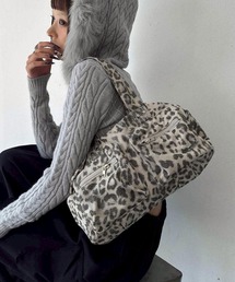 d.i.a.（ダイヤ）の「d.i.a.プレート付き レオパード ミニボストンバッグ（ボストンバッグ）」